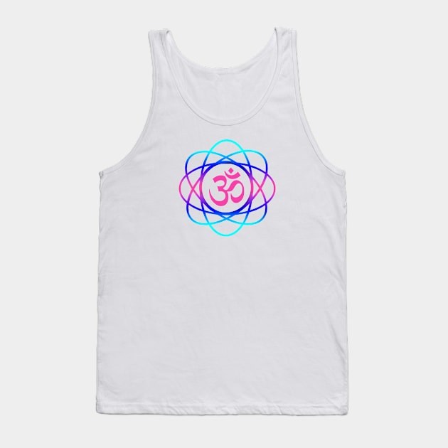 Om Symbol Aum spiritual Yoga Meditation Mantra Tank Top by PlanetMonkey